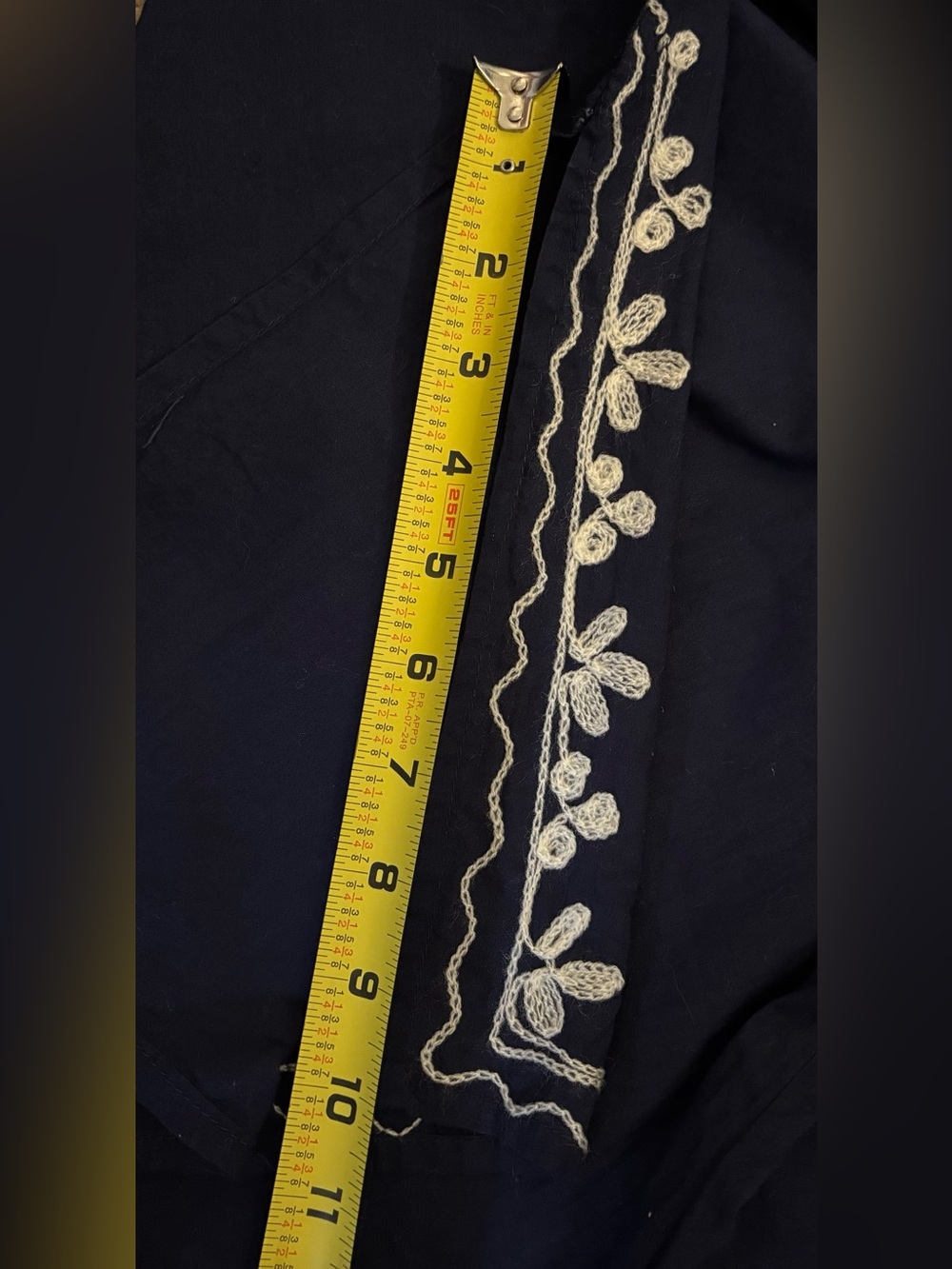SOLD 100% Cotton Wayan Natural Wear Embroidered Tunic Beach Cover Up L/XL - Picture 10 of 15
